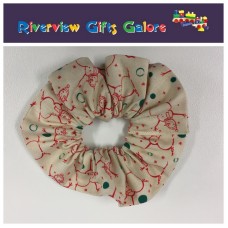 Scrunchie - Snowman Cream Scrunchie - Snowman Cream